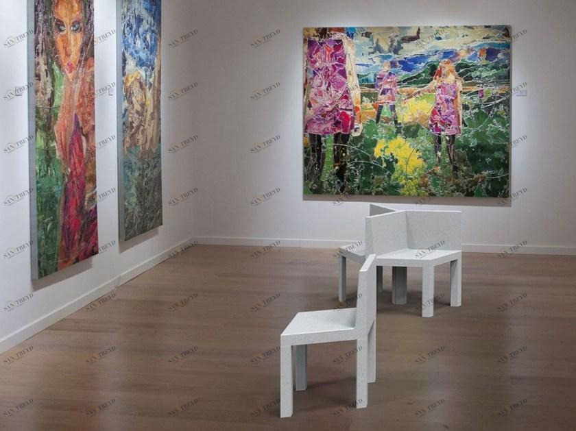 Metalco Модульная скамья Stile molecular concrete sun-id-1377963