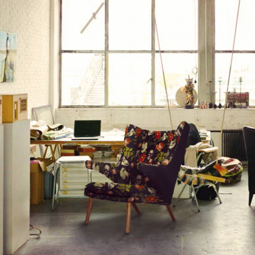 Кресло Rosetta черное ICON DESIGNE ДИЗАЙНЕРСКИЕ, BURCU KORKMAZYUREK 096819 Черный  - Вид №3