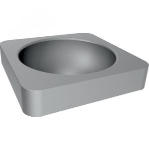 Edone Полувстраиваемая квадратная раковина с принтом