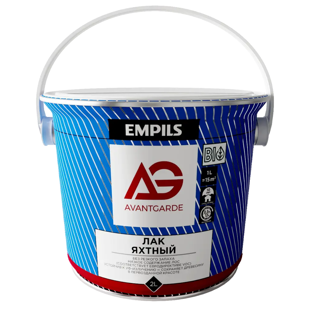 Яхтный лак Avantgarde для дерева 2 л - защита на 10 лет 82679181 STLM-0033907 - Вид №1