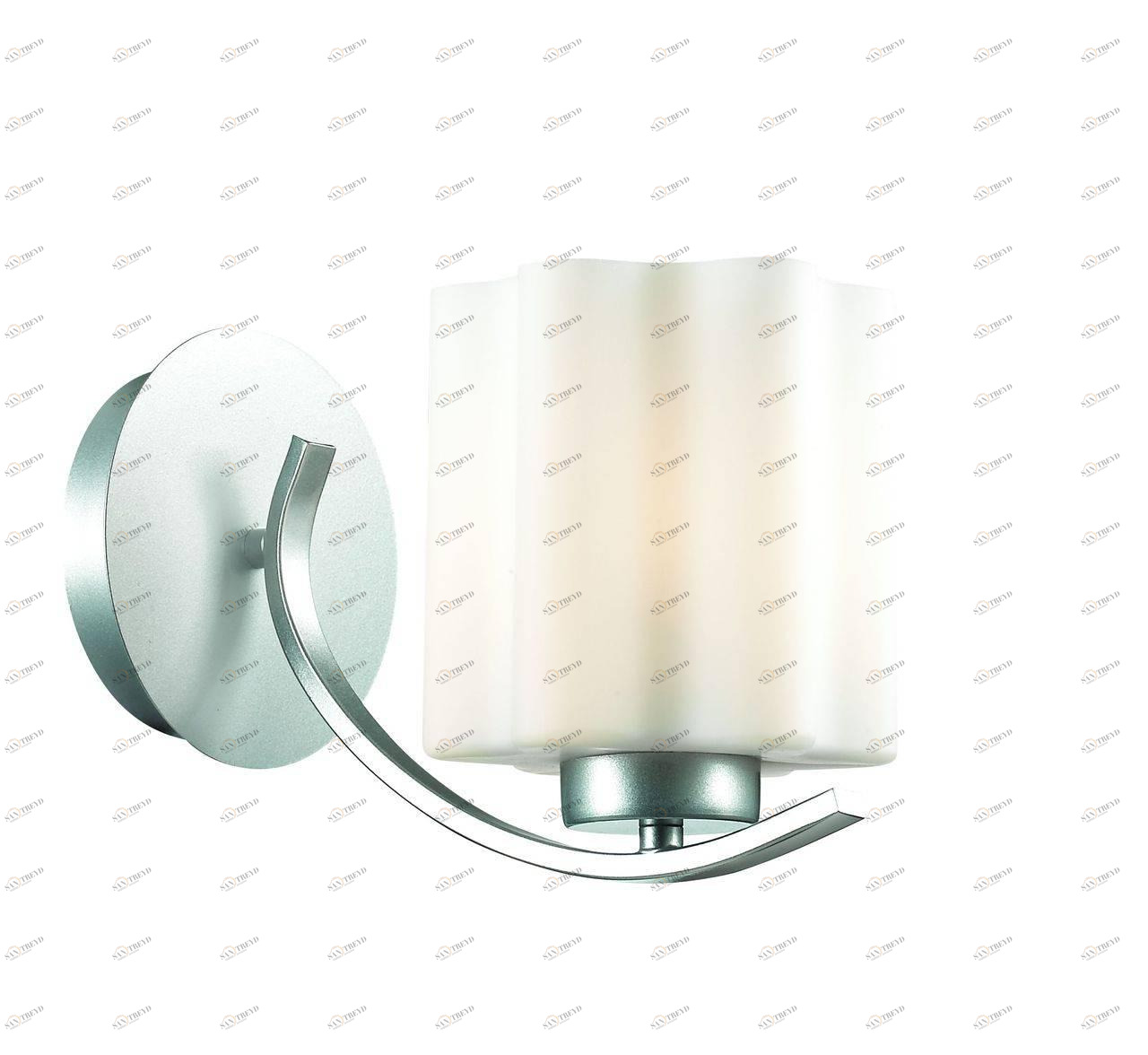 Бра ST Luce Onde SL116.501.01 ST LUCE  077830 Белый;прозрачный;серебро 