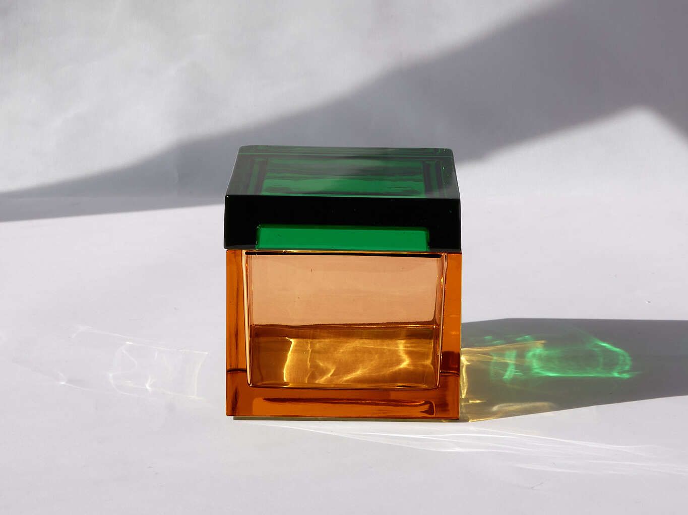 Двухцветный контейнер из дутого стекла Studio Bojola PALMI ARCH-00058347 - Вид №11