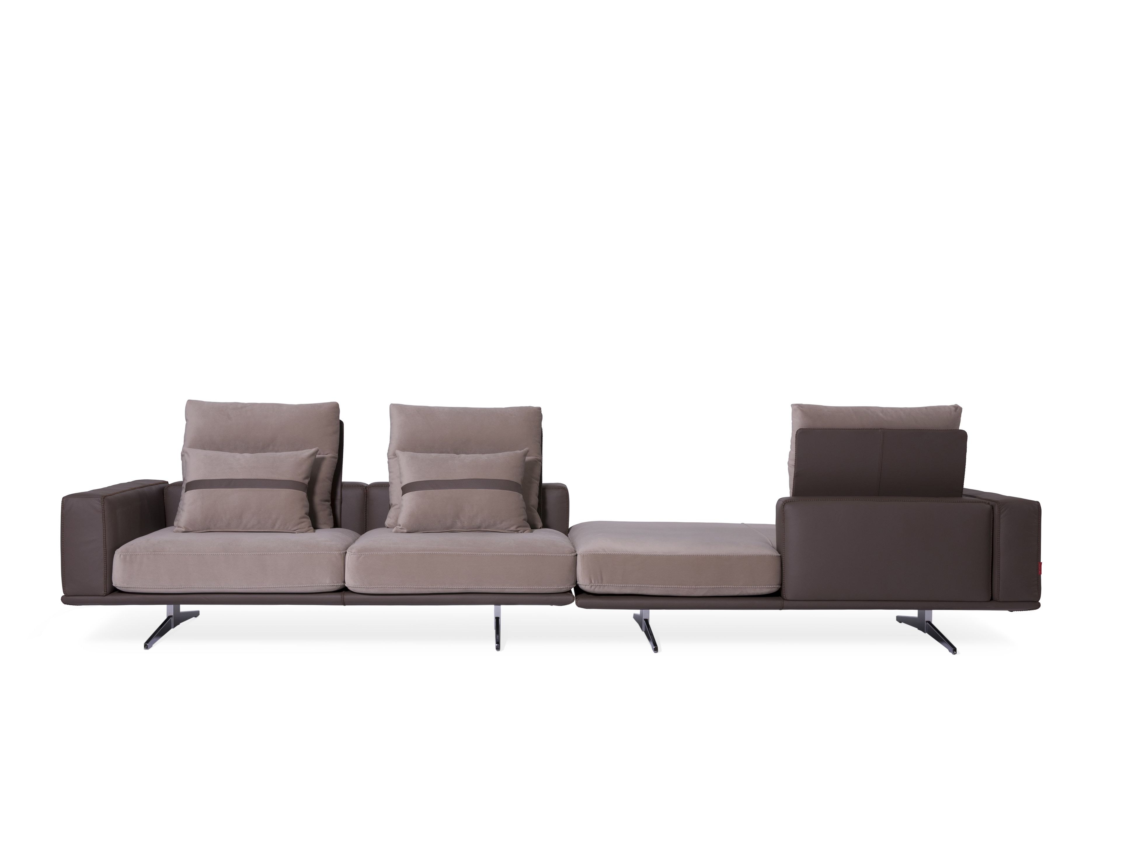 Угловой секционный диван из ткани с полуостровом ABLE Carlton ARCH-00036510 - Вид №1