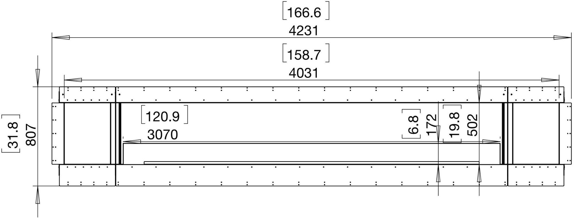 EcoSmart Fire Стальная каминная топка на биоэтаноле с панорамным остеклением Flex single sided fireplaces sun-id-1360015 - Вид №4