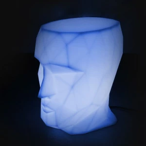 Приставной столик фигурный светящийся 49 см Adan от Vondom VONDOM ADAN ОТ VONDOM 288875 Голубой