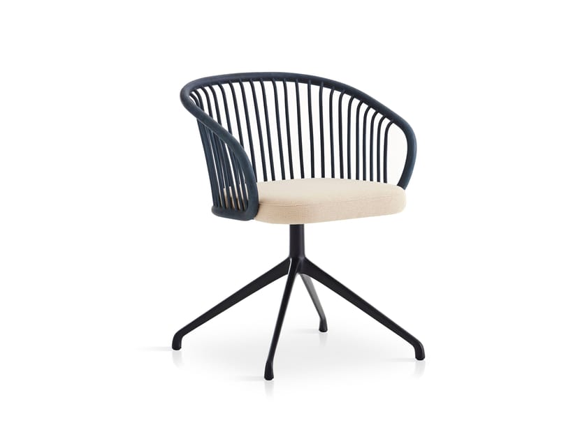 Ротанг поворотный стул со встроенной подушкой EXPORMIM HUMA ARCH-00018164