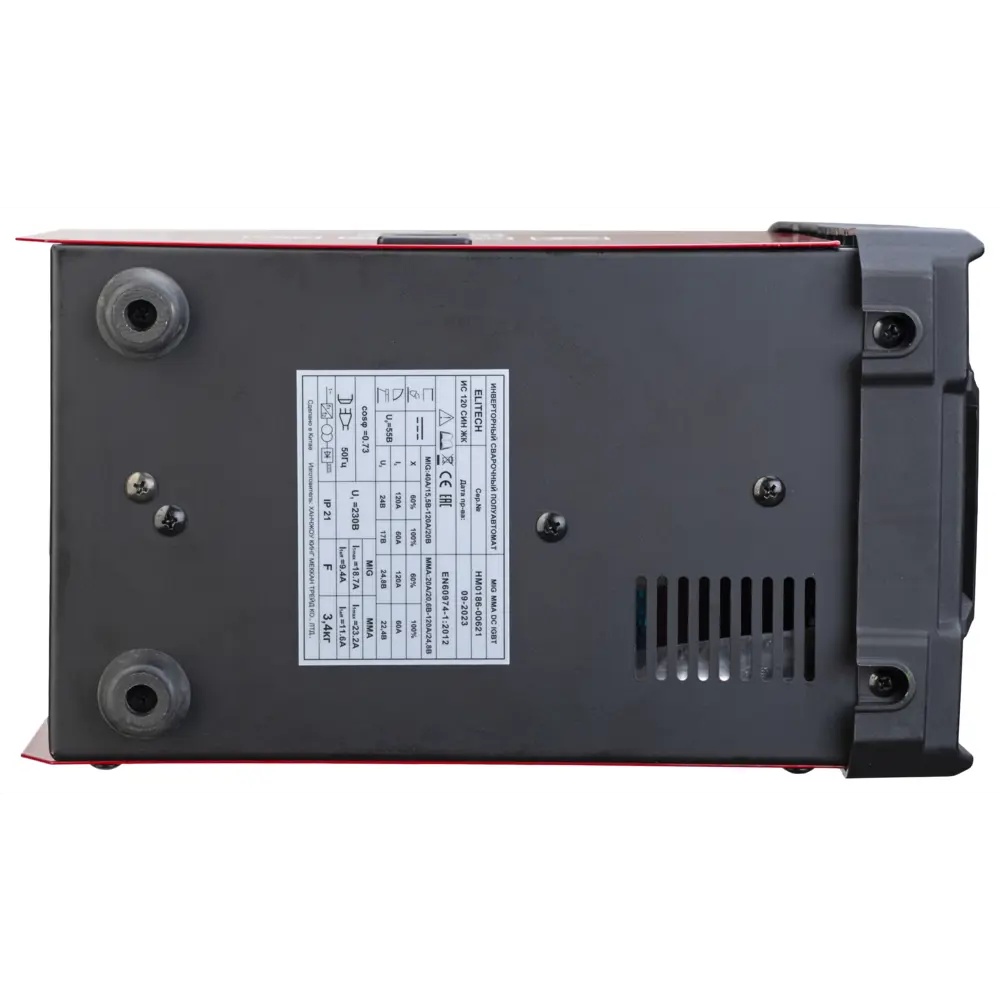 Сварочный аппарат инверторный Elitech ДМ ИС120, 120А, до 3 мм STLM-2116573 - Вид №6