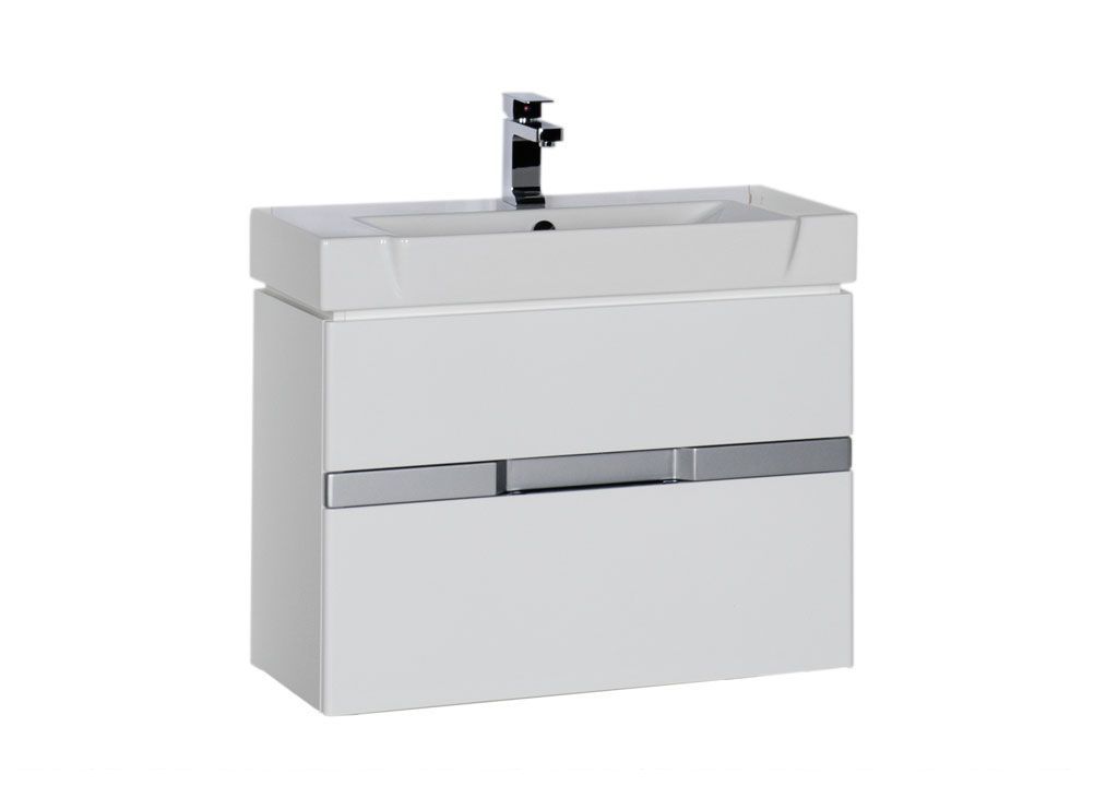 Тумба с раковиной Aquanet Виго 80 белый 0018340500170591 - Вид №1