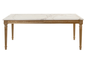 Мраморный прямоугольный журнальный столик Calacatta Oro