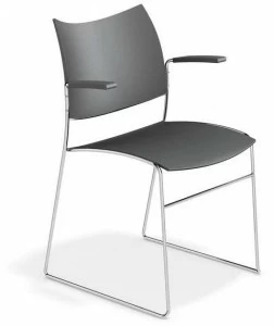 Casala Стул для конференций из пластика с подлокотниками Curvy 1288-10