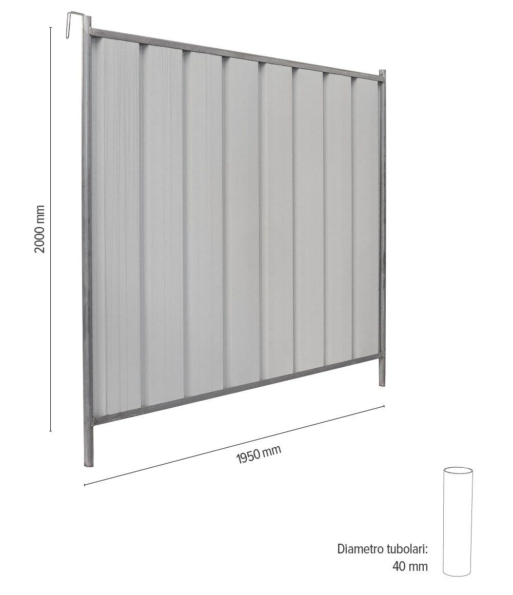 Временный и мобильный забор для строительной площадки Defim Orsogril защитник ARCH-00000894 - Вид №1