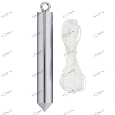 Отвес цилиндрический 200 гр шнур 5 метра Matrix 12638