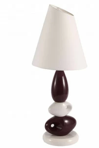 Настольная лампа дизайнерская Everybody SL998.604.01 ST LUCE ВАЗА 080375 Белый;коричневый