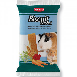 Т00008090 Корм для грызунов Biscuit Carrot бисквиты с морковью 30г Padovan