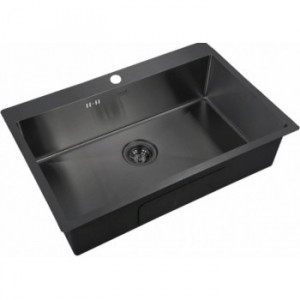 Мойка Zorg INOX-PVD 7551 GRAFIT, Zorg pvd 7551 GRAFIT Мойка кухонная прямоугольная Zorg