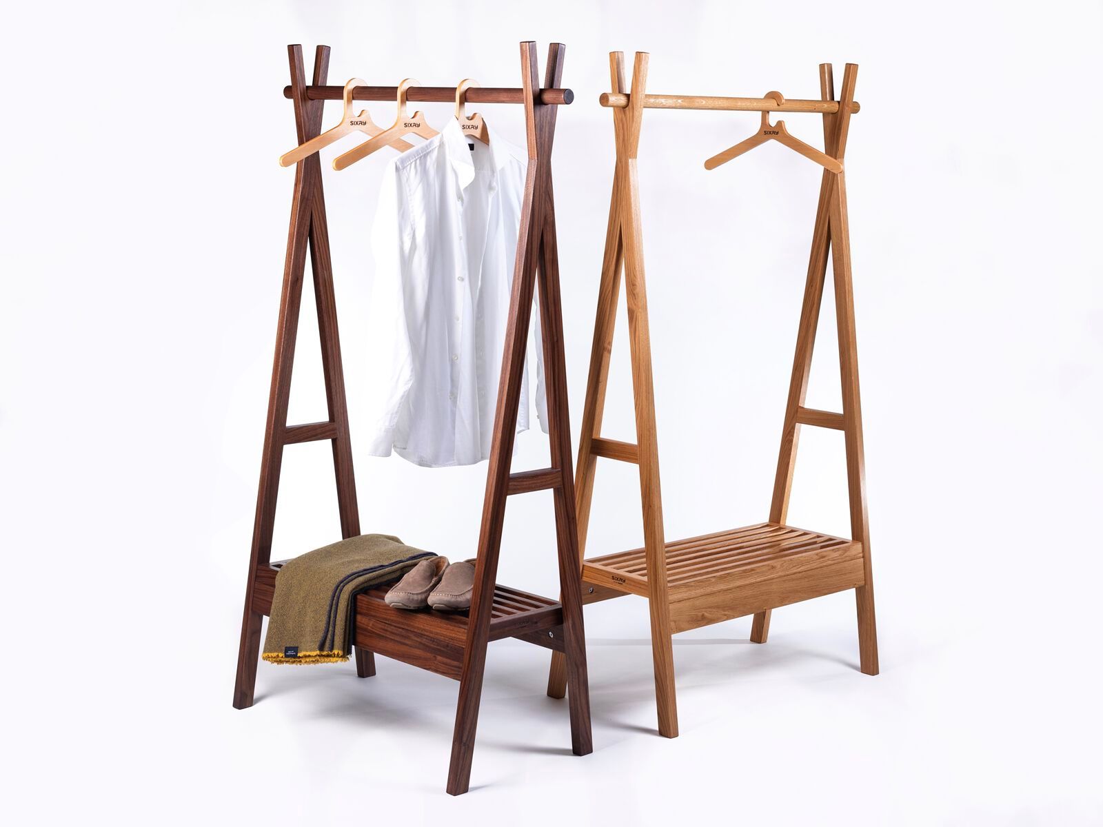 Напольная вешалка из массива дерева sixay furniture Тео ARCH-00139523