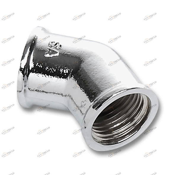 261434C SANHA 614 угол 45° ВР, хромированная латунь 3/4 мм 