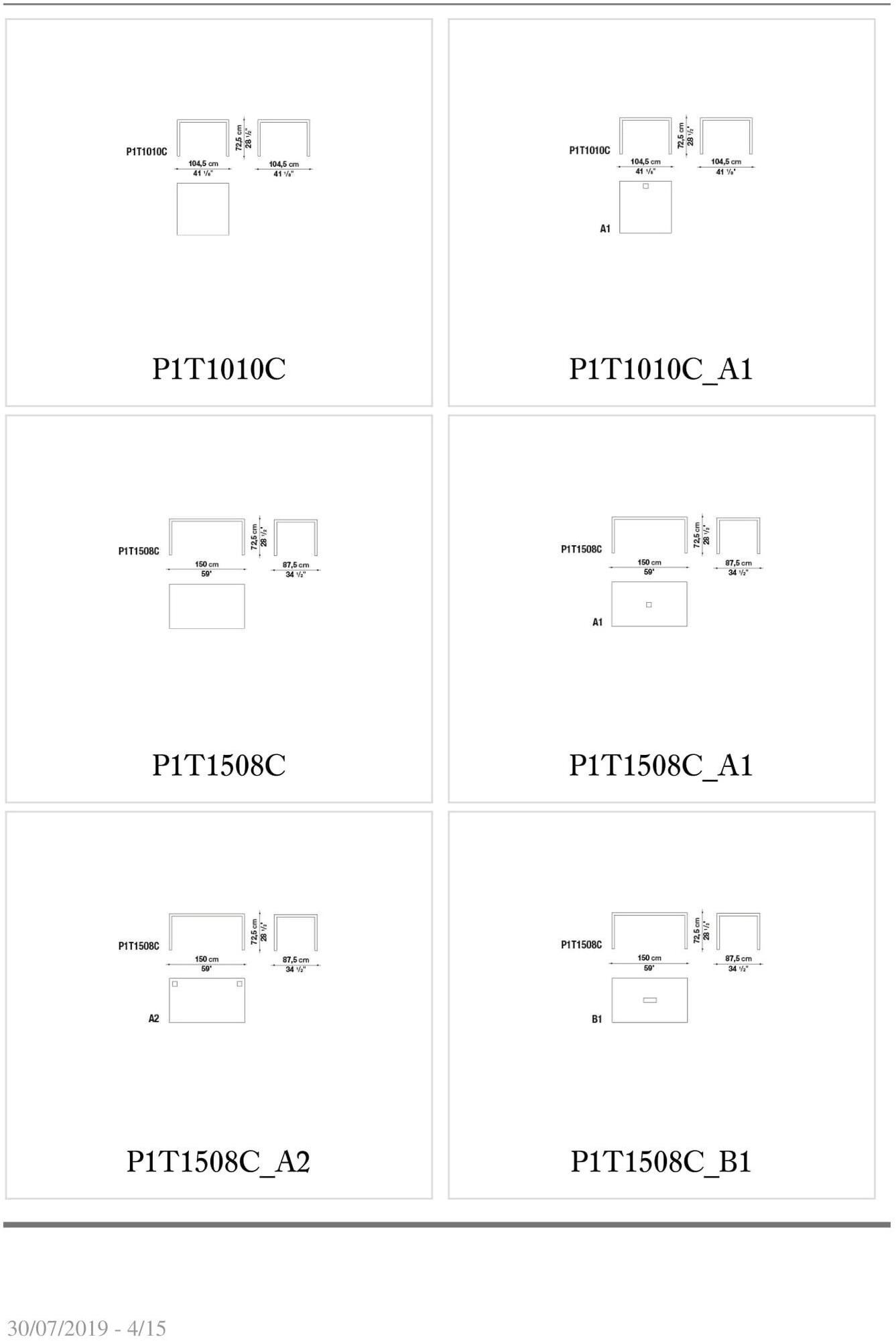 B&B Italia Project Прямоугольный письменный стол из стекла Progetto 1 sun-id-1450838 - Вид №3