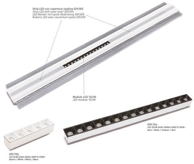 9010 novantadieci Встраиваемый потолочный светильник led cristaly®  4197a/b/c  - Вид №1