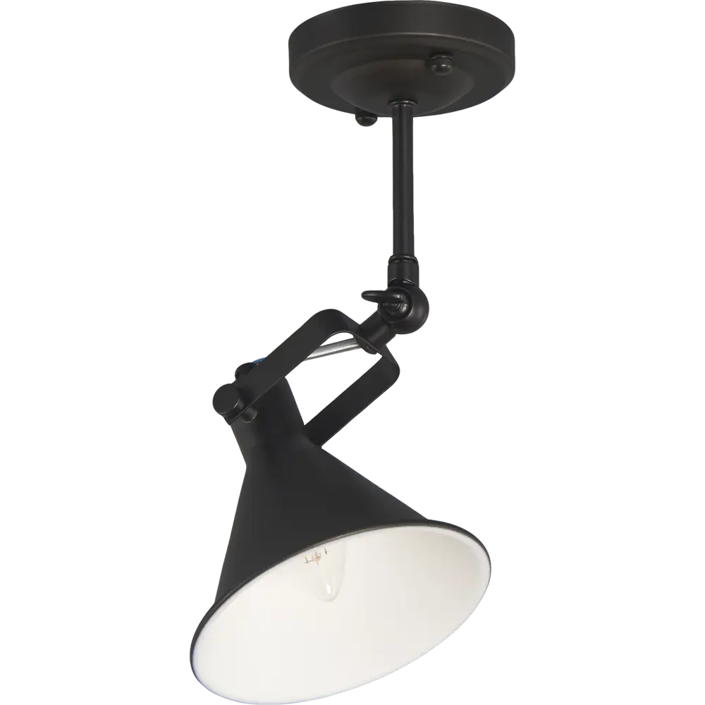 Спот поворотный Gaston 1 лампа 3 м² цвет чёрный/белый 18714263 STLM-2097107 J-LIGHT  - Вид №1