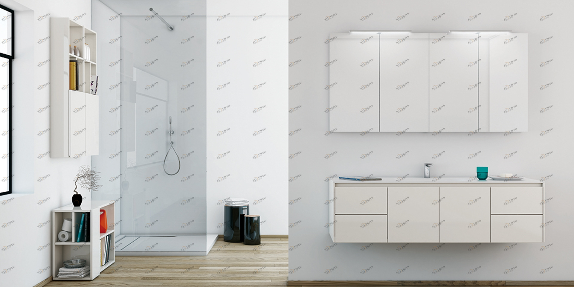 Модуль с 6 ящиками ST765 Inbani Strato