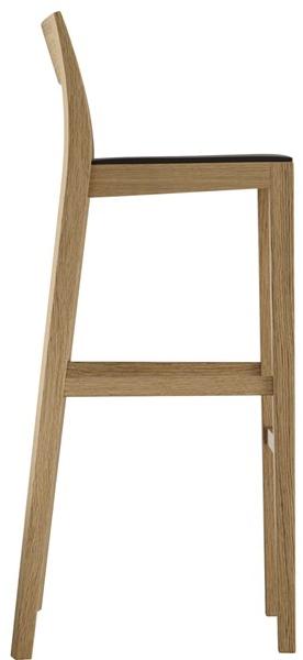 horgenglarus Высокий табурет из массива дерева со спинкой Lyra 11-680 - Вид №13