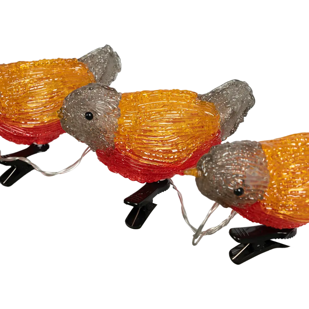 89367755 Набор светящихся новогодних фигур на прищепке "Птички" 12см STLM-1531768 Santreyd  - Вид №1