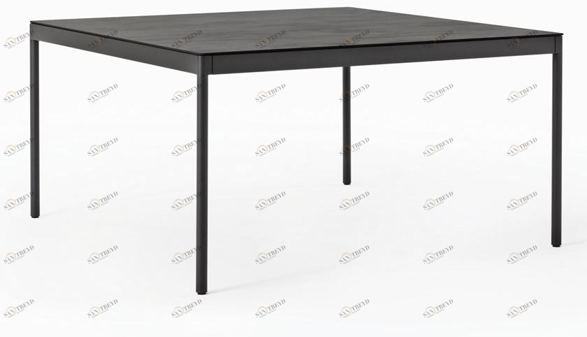 Desalto Квадратный обеденный стол из стали с ящиками Icaro 015 sun-id-1396466