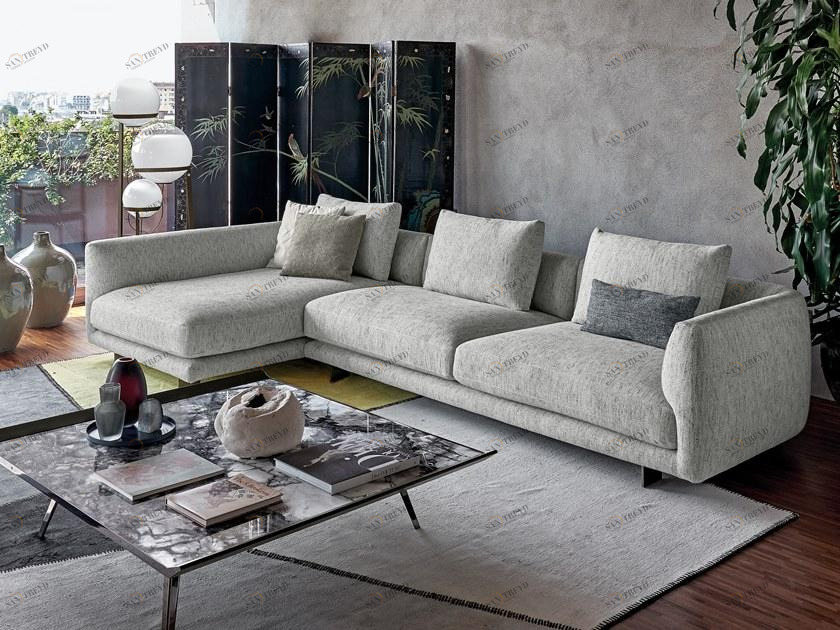 Arketipo Диван из ткани с шезлонгом sun-id-1413150