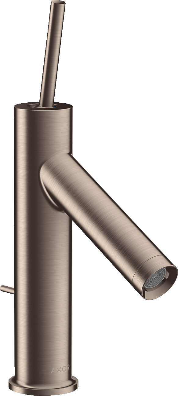 10111820 Смеситель для раковины 90, однорычажный, со стержневой ручкой и сливным гарнитуром AXOR STARCK