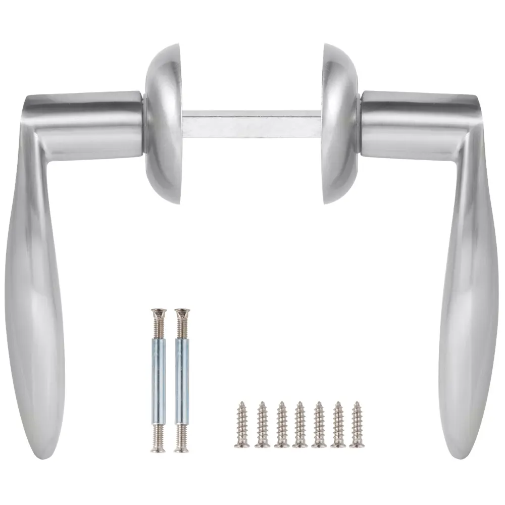 Дверная ручка EDSON EDS-13-Z01 с автовозвратом в матовом хроме 82677950 STLM-0033859 - Вид №2