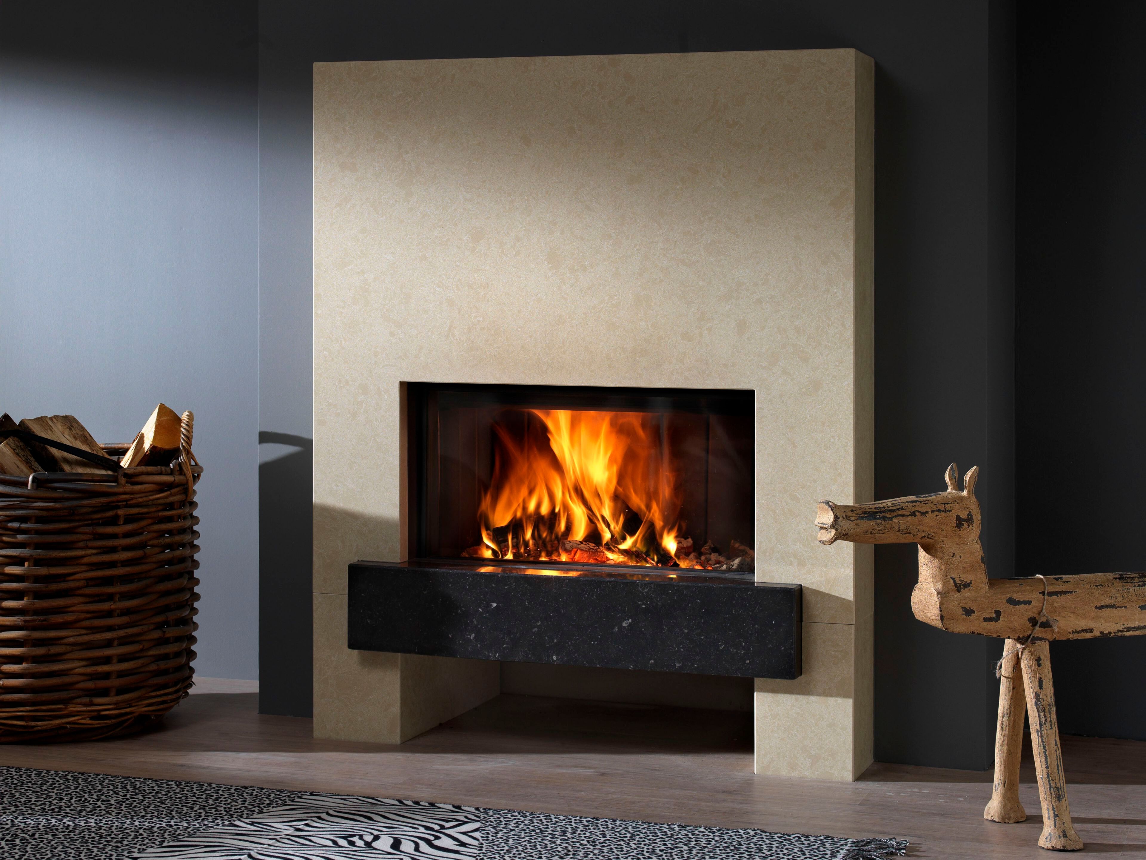 Закрытый дровяной камин KALFIRE W70/33F ARCH-00121648