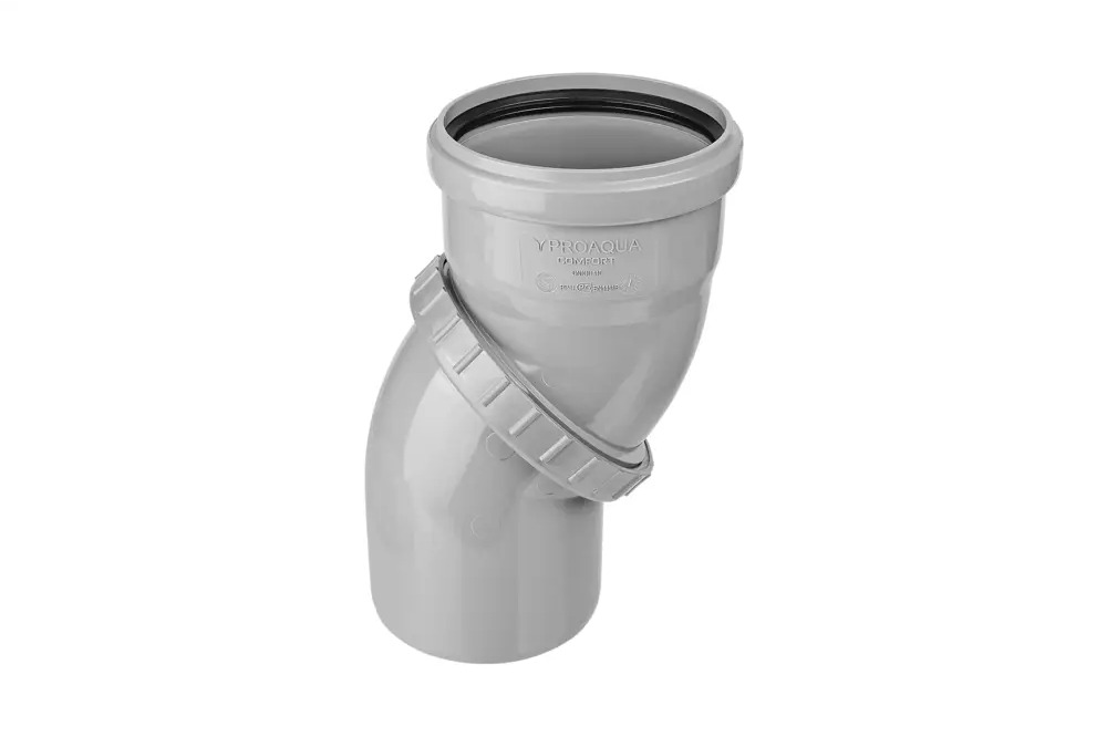 Поворотный отвод ПОЛИТРОН 110 мм для канализационных систем 81953240
