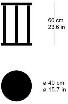 horgenglarus Круглый журнальный столик из массива дерева  T-700  - Вид №1