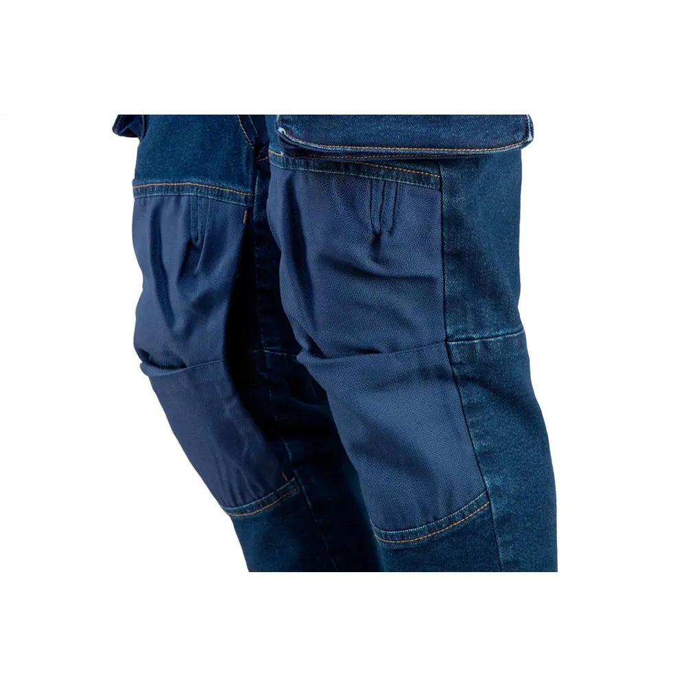 Брюки рабочие с усилением колена Neo Tools Denim синие размер XS рост 172-175 STLM-2010856 - Вид №2