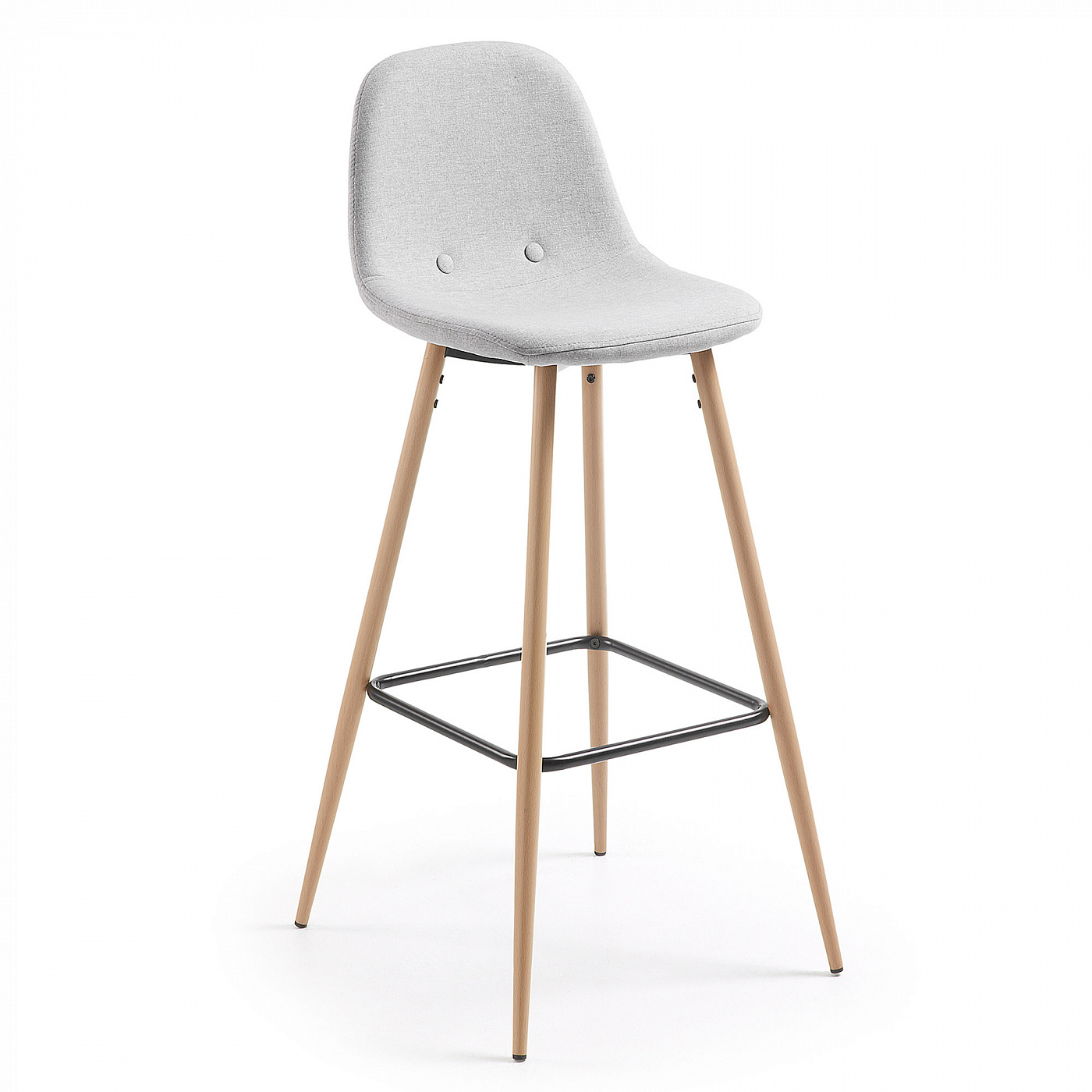 052518 Барный стул светло-серый La Forma Nilson