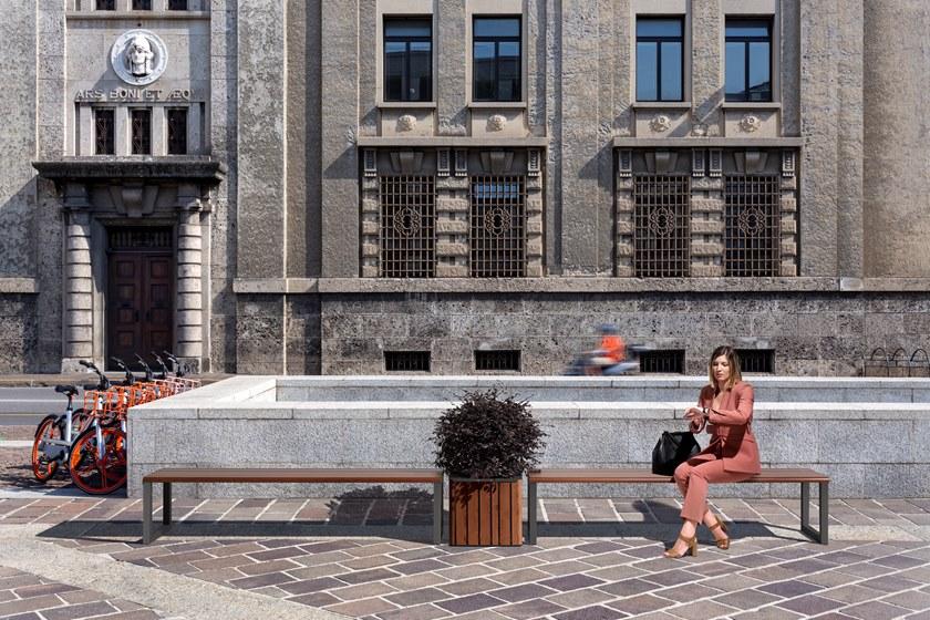 Urbantime Скамья из алюминия Ventiquattrore.h24 sun-id-1462819 - Вид №1