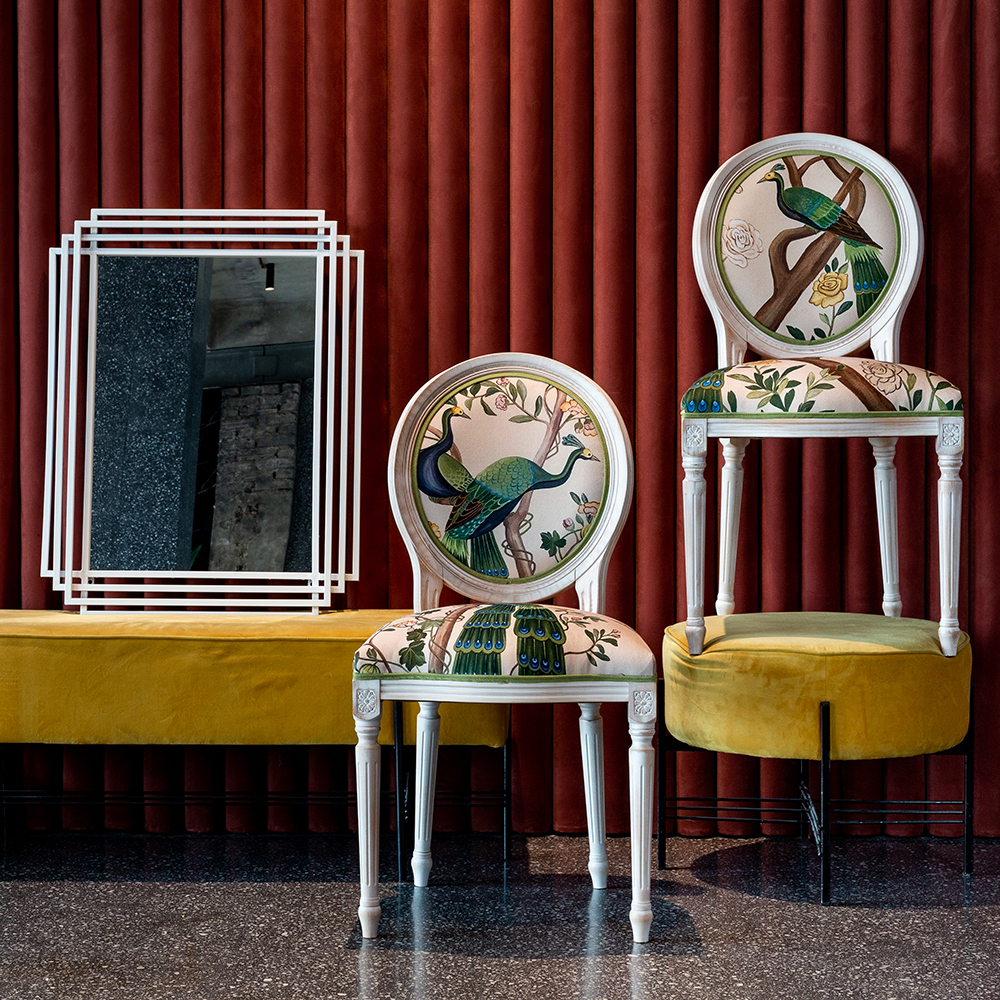 21060742 Стул «Индокитайский зелёный павлин» (версия 2) Object Desire  - Вид №9