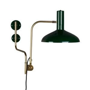 Лампа настенная Devi, зеленая