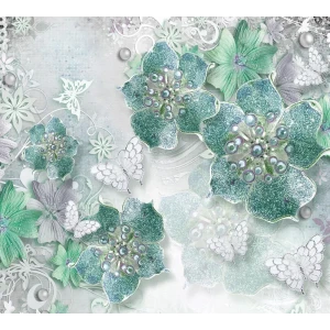 Фотообои Цветы флизелиновые 300x270 см 6249-Л