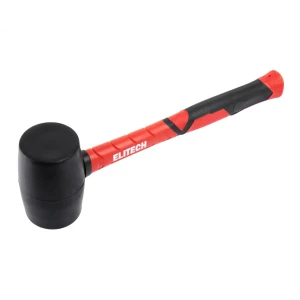 Киянка резиновая Elitech с фиберглассовой рукояткой 450 г 89407122