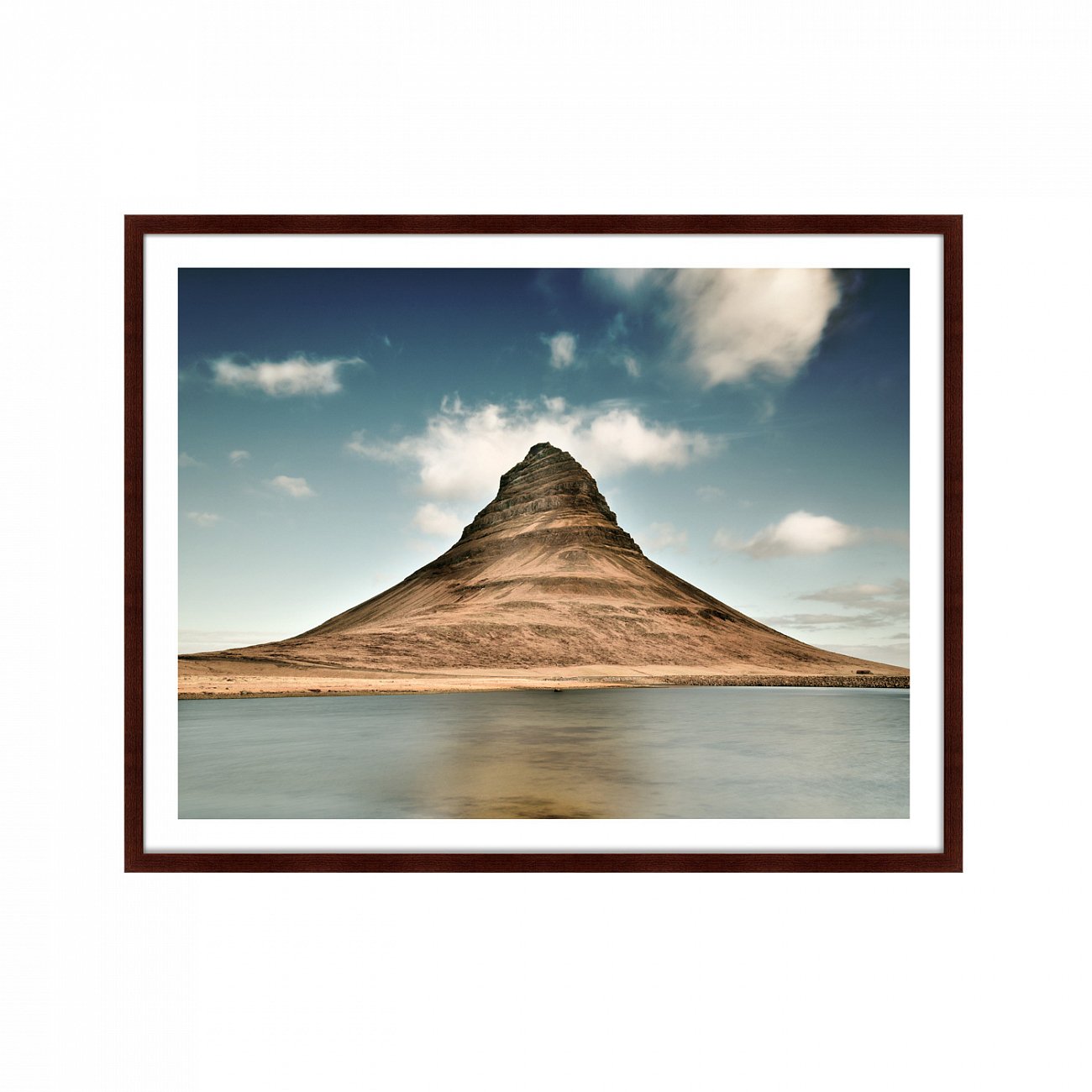 Картина: Mountain in the landscape in Iceland КАРТИНЫ В КВАРТИРУ  264717 Разноцветный  - Вид №1
