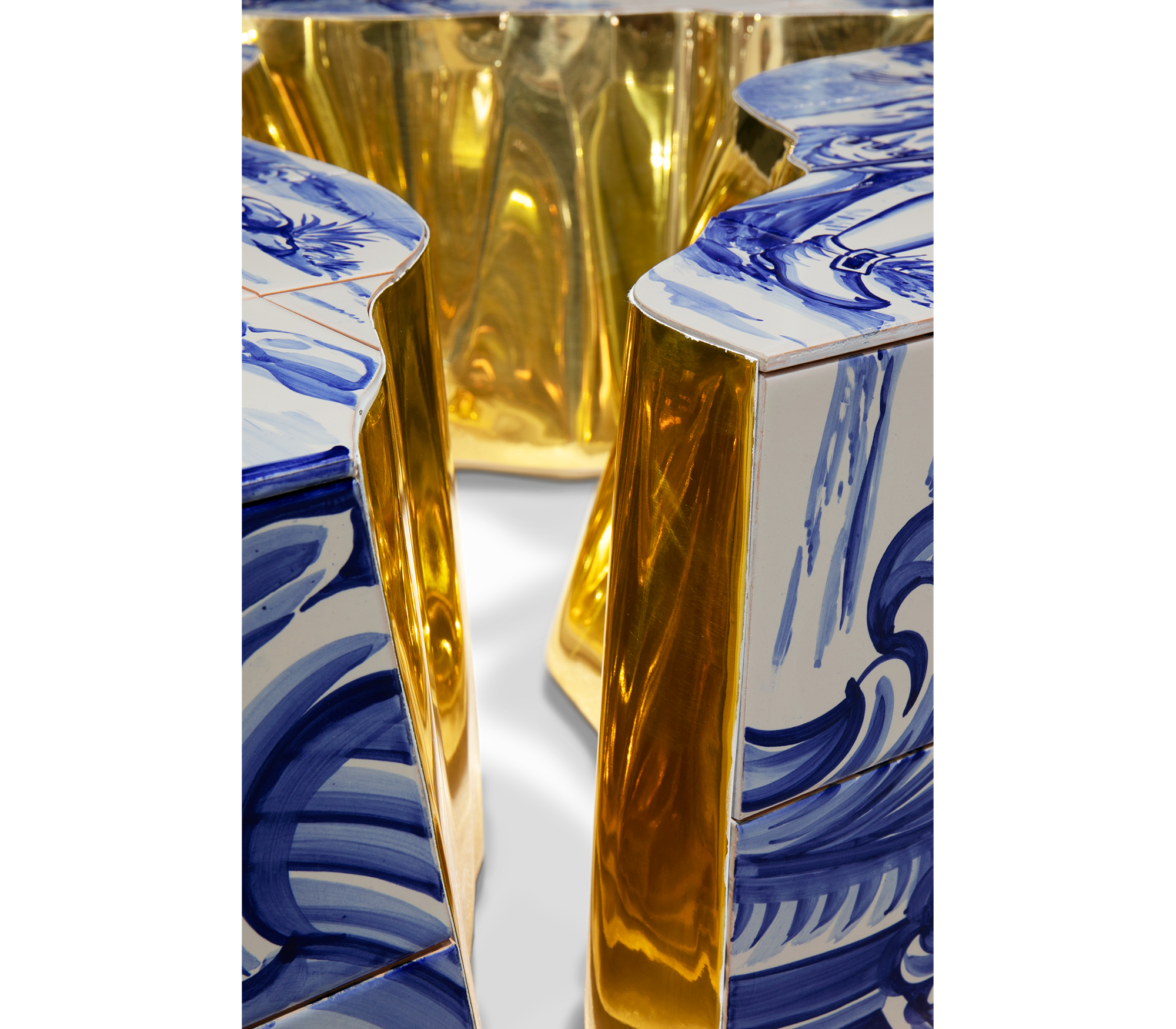 0-053 Центральный стол из плитки Lapiaz Boca Do Lobo  - Вид №5