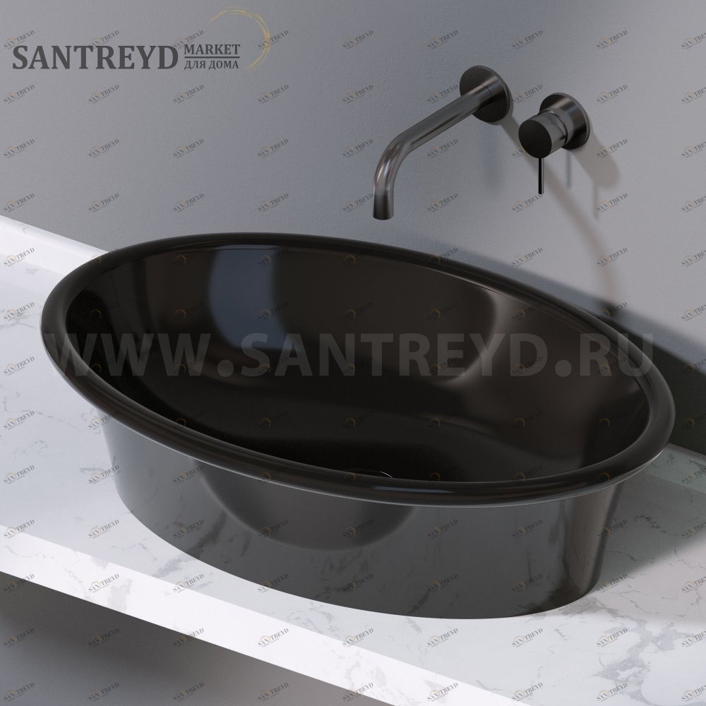 L492104 Накладная раковина на столешницу  овальная A. e T. Italia PRINCESS AeT ITALIA