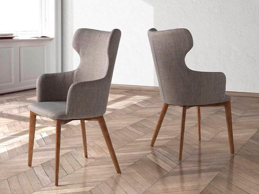 Angel Cerdá Стул из ткани с высокой спинкой New chair 4001 dc718-arm Angel Cerda - Вид №4