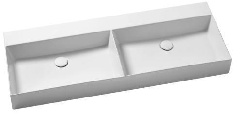 ELLP12245DQ0 Подвесная раковина настенная прямоугольная Azzurra Ceramica Elegance белая