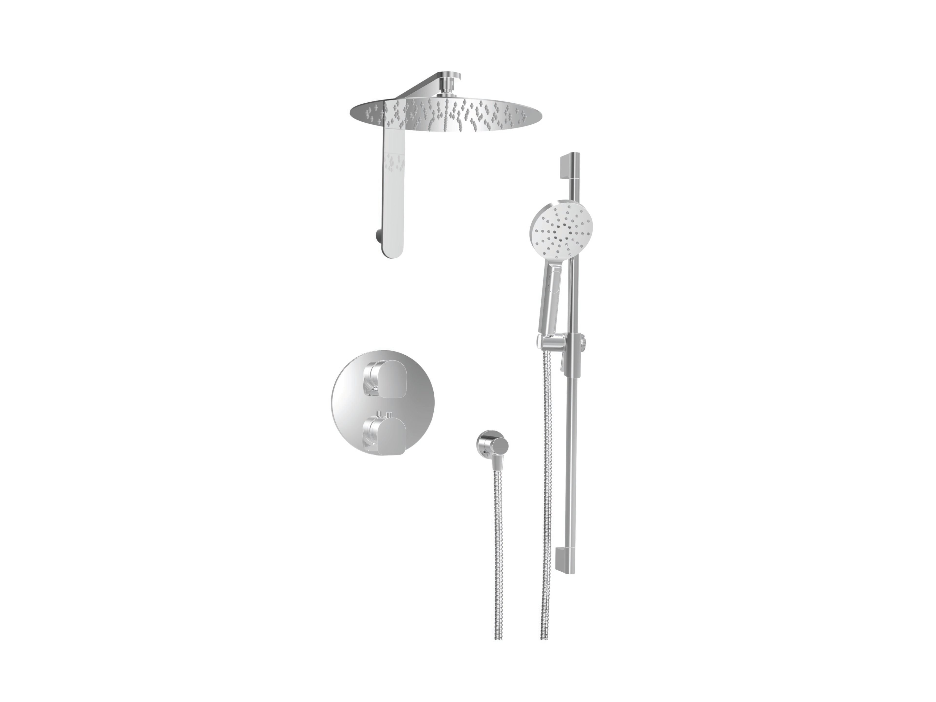 Встраиваемый термостатический набор для душа с душем BARIL PRO-4225-45 ARCH-00099427 - Вид №1