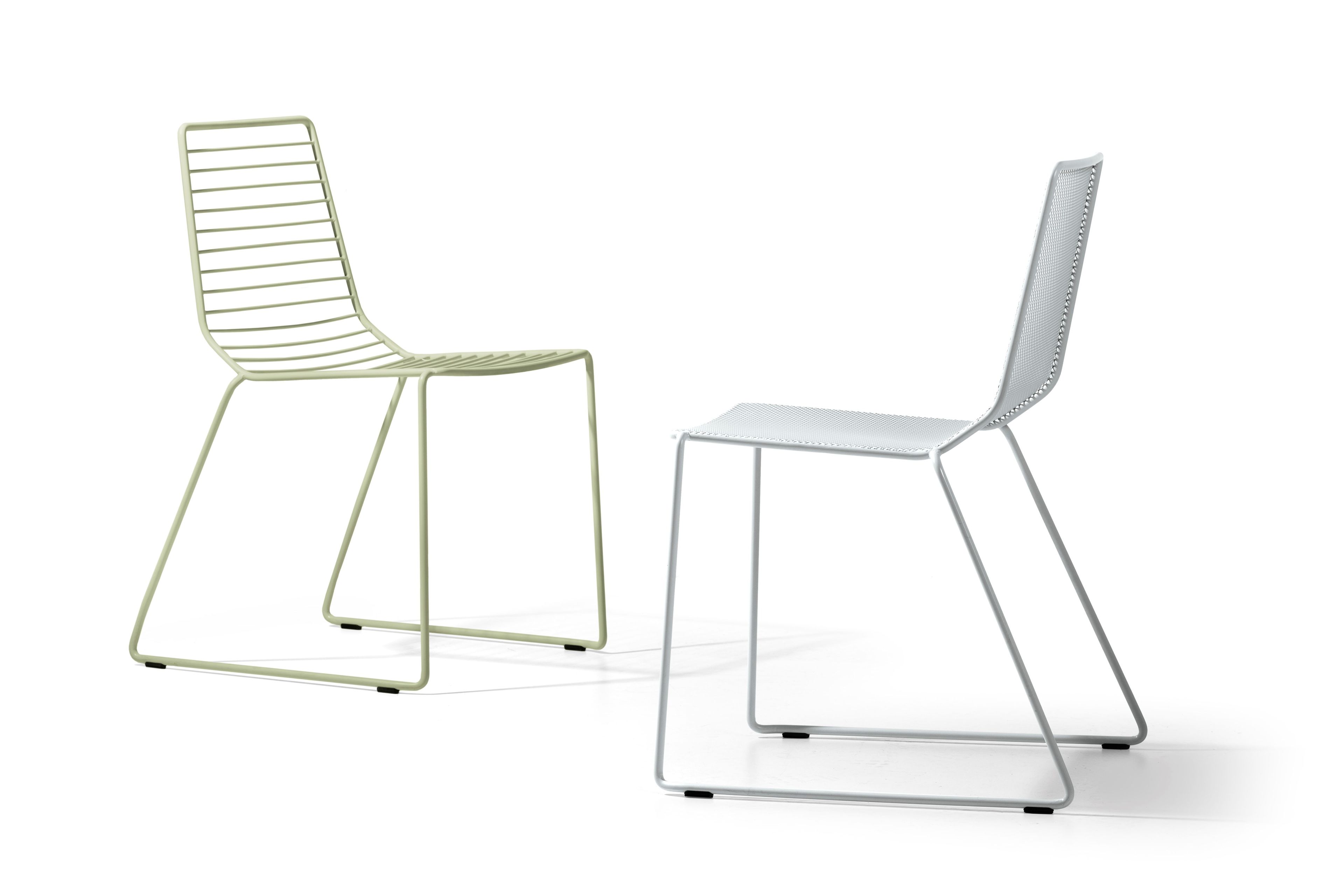 Стальной салазок штабелируемый садовый стул True Design Marina Out ARCH-00046447 - Вид №2