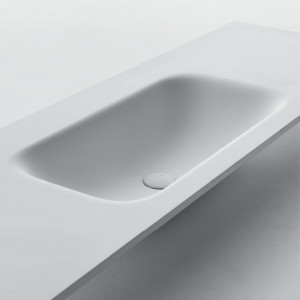 Round Soft Интегрированные столешницы с умывальником Falper