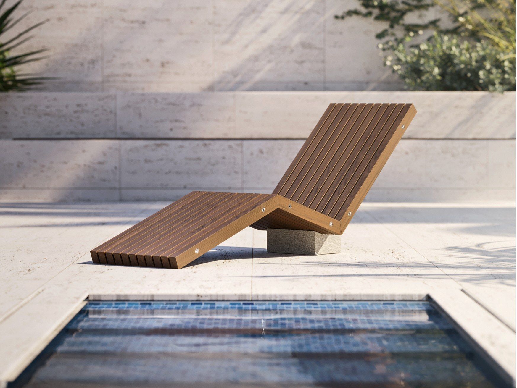 Стул для отдыха из массива дерева MODULNOVA XY ARCH-00041960 - Вид №1